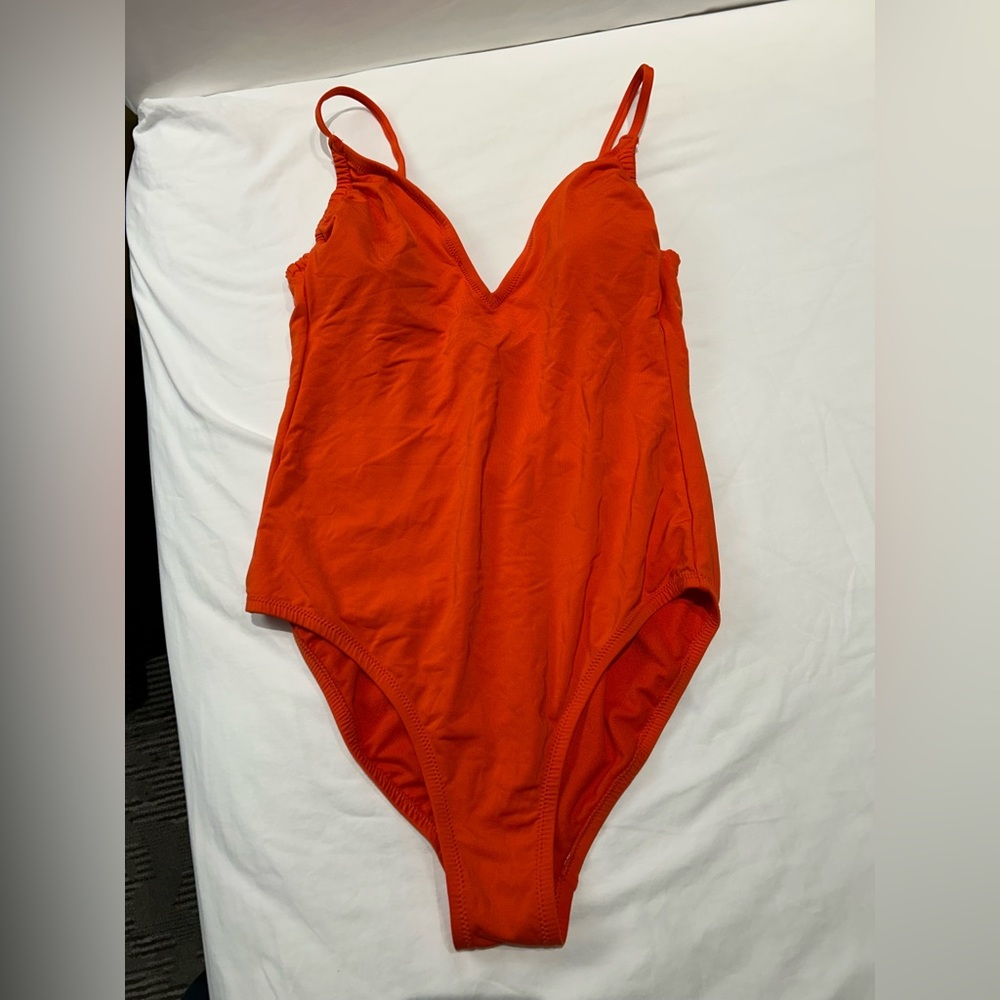 Kona Sol Vibrant Orange One-piece Swimsuit